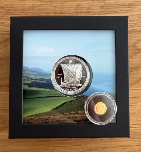 Noble isle man piedfort - isle, of