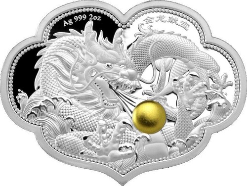 Samoa 2023 golden - golden, dragon