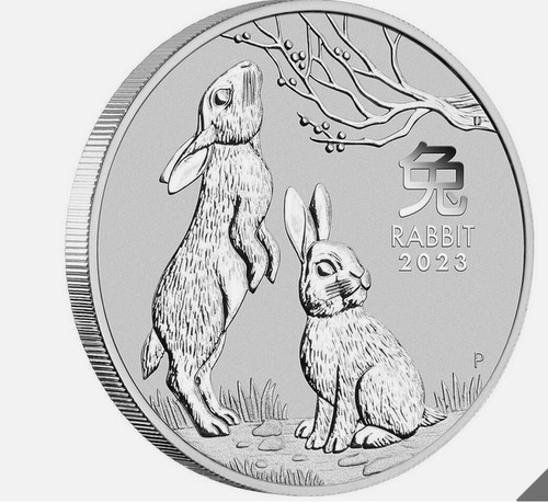 Silbermünze lunar iii hase - lunar,