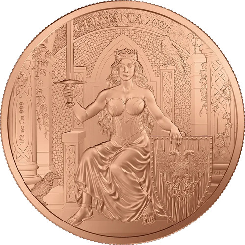 Kupfermedaille 1 2 oz - kupfermedaille, 1/2