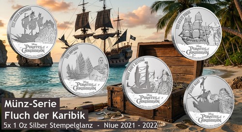 Silbermünze - 5x, oz